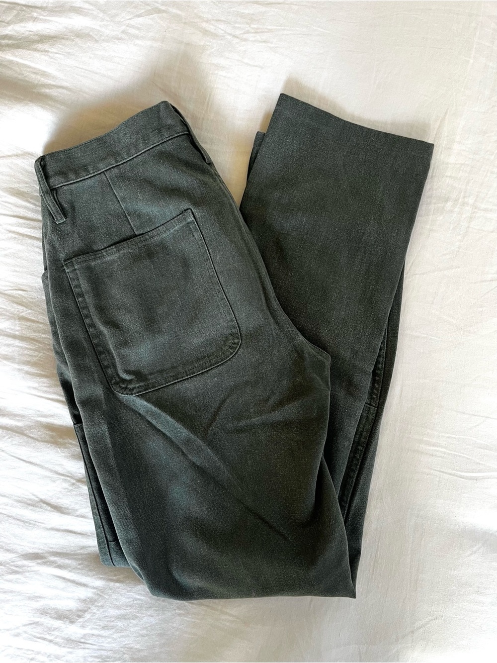Taylor Stitch Men’s Green Carpenter Pant - Picture 2 of 5